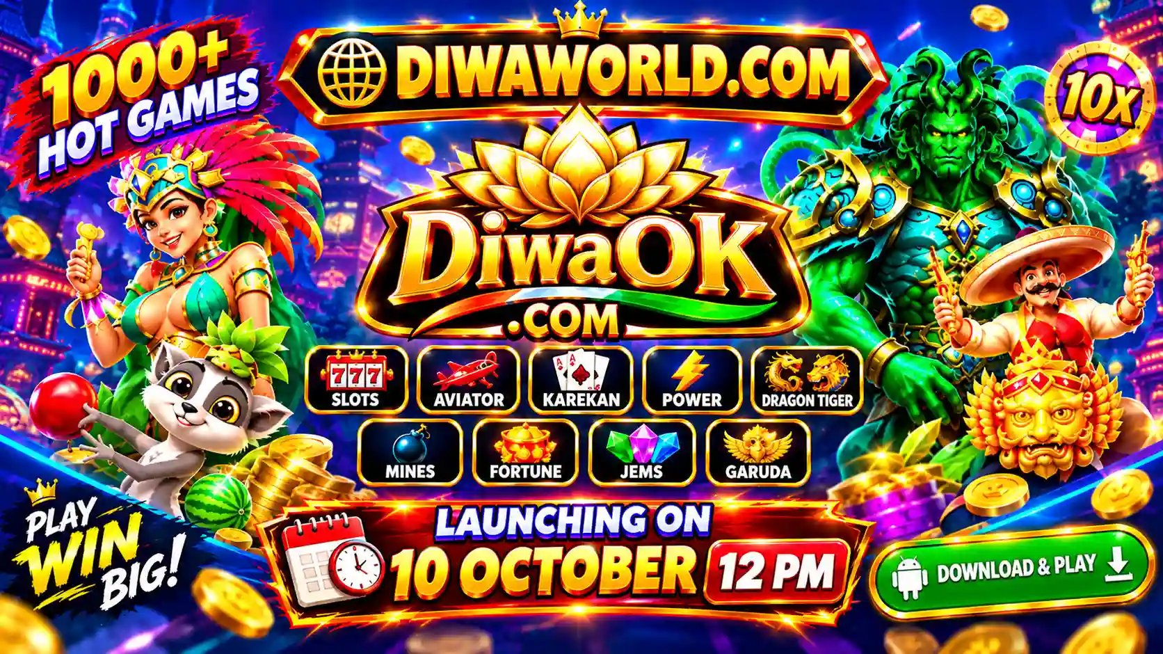 DIWA OK APK Download 2026 – Game Launch 10 October at 12 PM